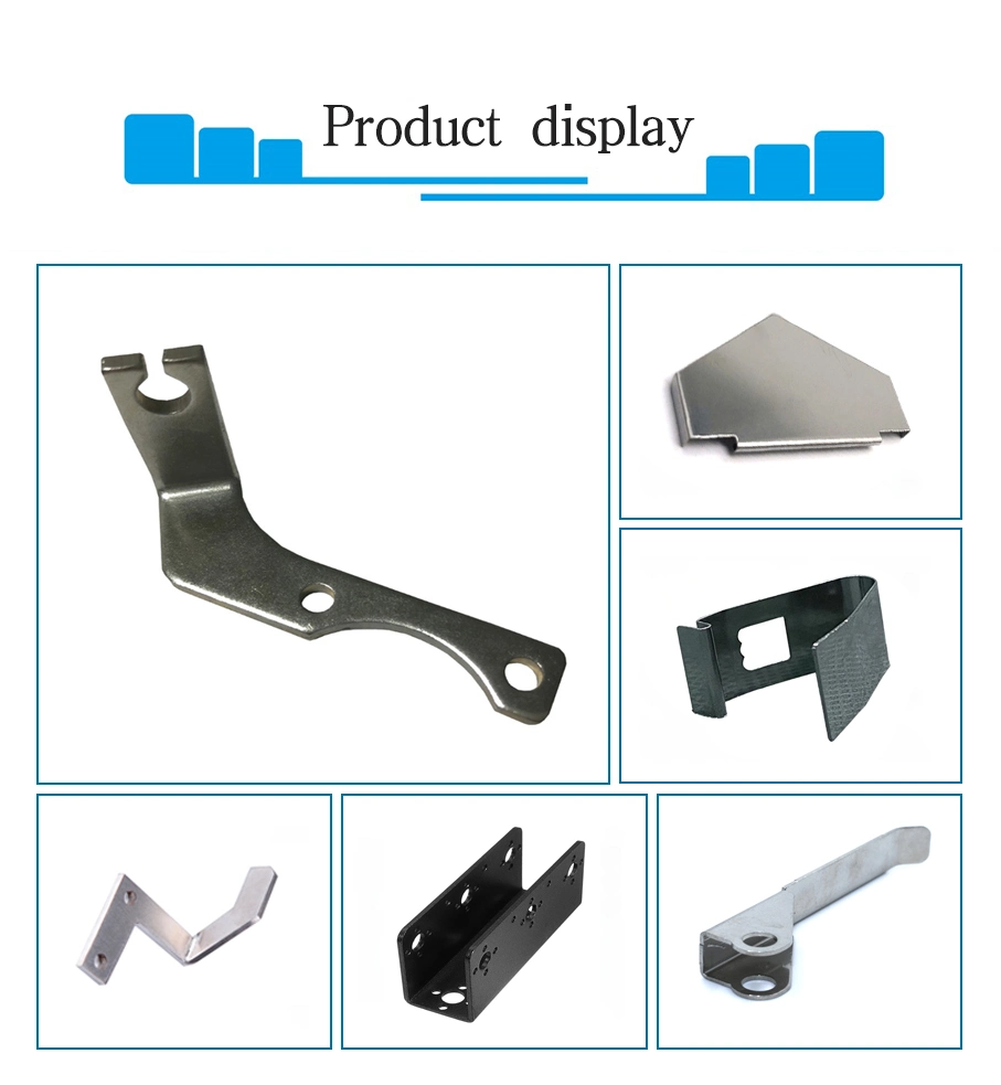 Customized Galvanized Steel Sheet & Plate Cutting Stamping Bending Punching Clip Metal Base for Table Legs